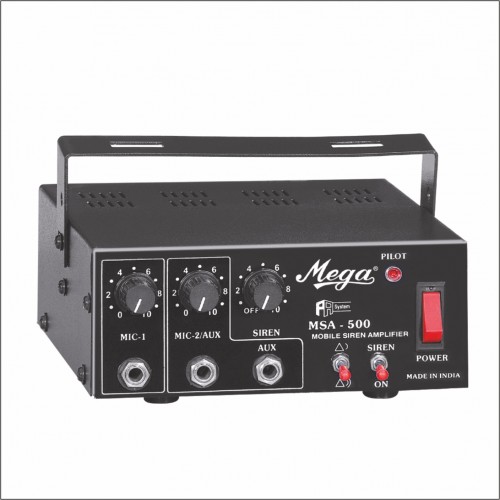 MSA 500 P.A. Mobile Amplifier Cum Siren